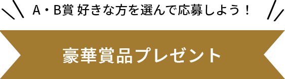 豪華賞品プレゼント